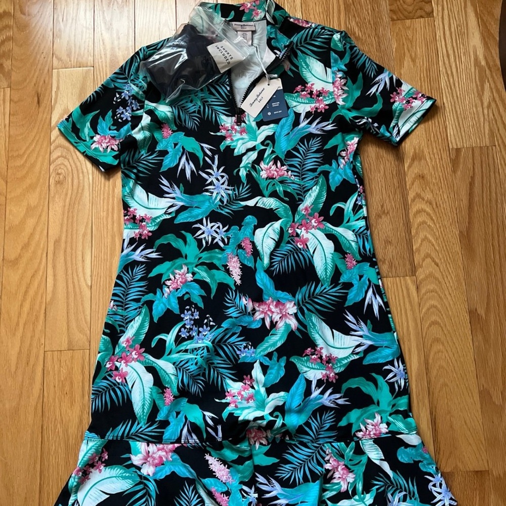 Tommy Bahama Golf Women's Size Small/ petite Tennis Dress Short Sleeve Floral